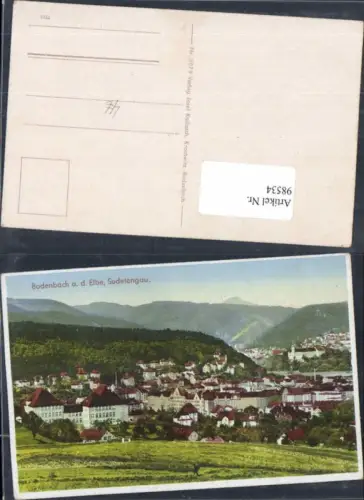 98534,Bodenbach a.d. Elbe Decin