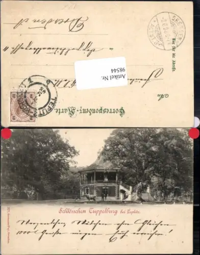 98544,Tuppelburg b. Aussig Teplitz Teplice Leitmeritz