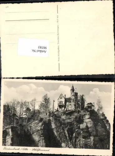 98585,Bodenbach Decin Tetschen Schäferwand