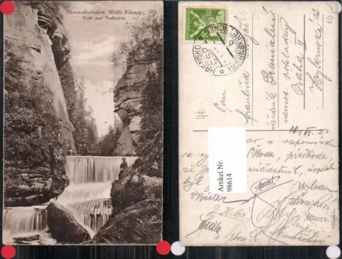 98614,Herrnskretschen Wilde Klamm Wehr Aussig