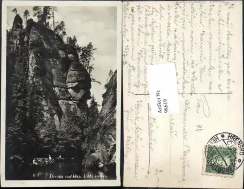 98619,Divoka Souteska Lisci kamen herrnskretschen Aussig
