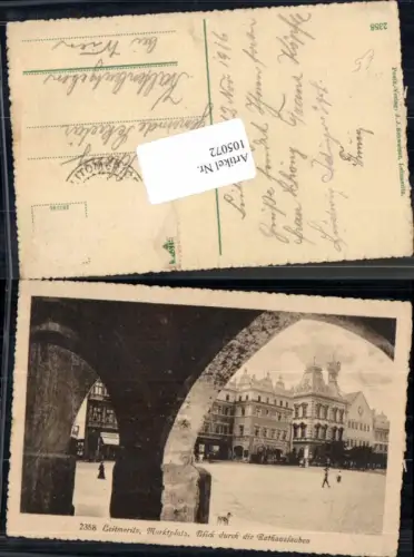 105072,Leitmeritz Litomerice Marktplatz