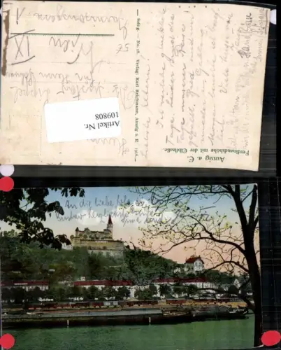109808,Aussig a.d. Elbe Usti nad Labem Elbstrasse Ferdinandshöhe