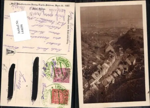 144696,Graupen vom Kalvarienberg pub WIA Künstlerkarte Teplitz Schönau Teplice 1057