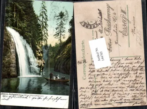 144703,Böhmische Schweiz wasserfall Edmundsklamm Aussig