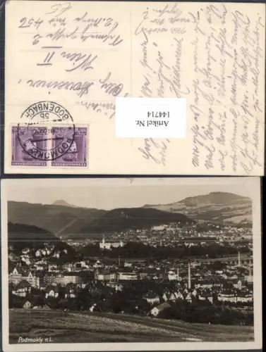 144714,Podmokly nad Labem Bodenbach Aussig