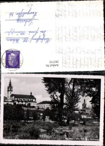 282712,Leitmeritz an d. Elbe Litomerice Blick zum Dom