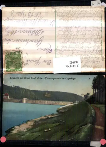 282922,Hammergrundthal im Erzgebirge Talsperre der königlichen Stadt Brüx Most