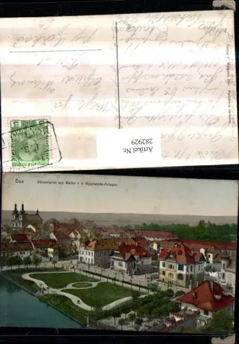 282929,Dux Duchcov Villenviertel m. Walter von d. Vogelweide-Anlagen