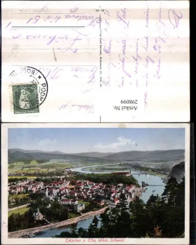 298099,Tetschen an d. Elbe Decin Totale