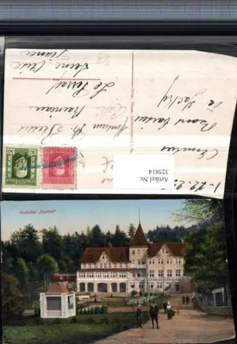 325814,Kurhotel Karltal Karlovo Udoli b. Sluknov Schluckenau