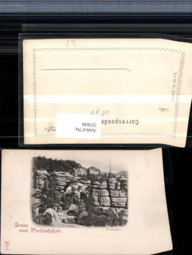 325848,Gruß vom Prebischtor Pravcicka brana b. Hrensko Herrnskretschen
