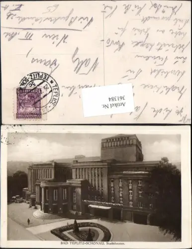 361384,Teplice Bad Teplitz-Schönau Stadttheater Theater Gebäude