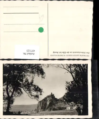 437125,Burg Schreckenstein an d. Elbe b. Aussig