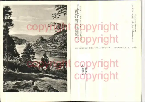 474706,Aussig an d. Elbe m. Burg Schreckenstein pub Verlorene Heimat