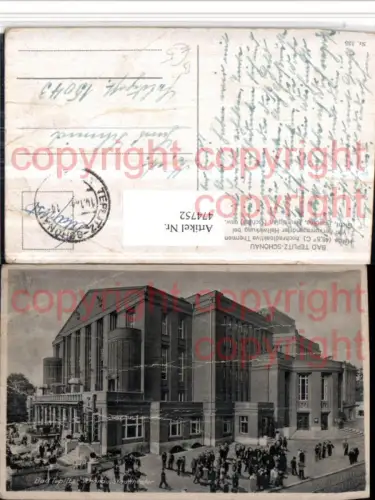 474752,Bad Teplitz-Schönau Teplice Stadttheater Gebäude
