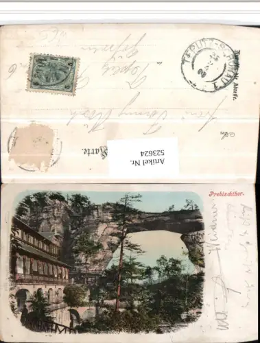 523624,Prebischtor b. Hrensko Herrnskretschen pub Hermann Poy 5153