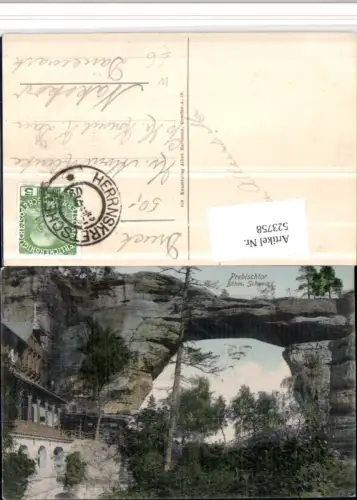 523758,Prebischtor b. Hrensko Herrnskretschen Felsbrücke