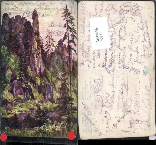 145171,Prachower Felsen Grüne Schlucht Jicin