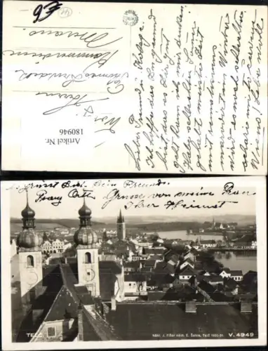 180946,Hochland Telc Foto Ak Teilansicht