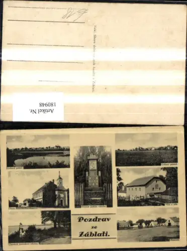 180948,Hochland Pozdrav ze Zablati Mehrbild Ak