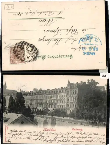67406,Karlsbad Gartenzeile 1900