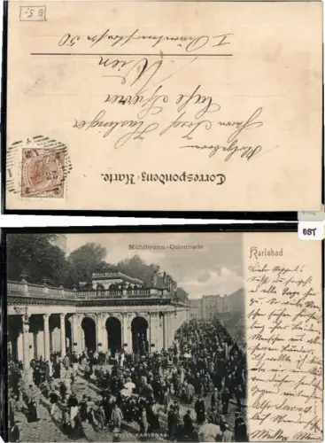 71049,Karlsbad Mühlbrunn Colonnade 1899
