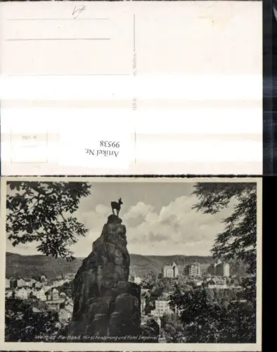 99538,Karlsbad Karlovy Vary Hirschensprung u. Hotel Imperial