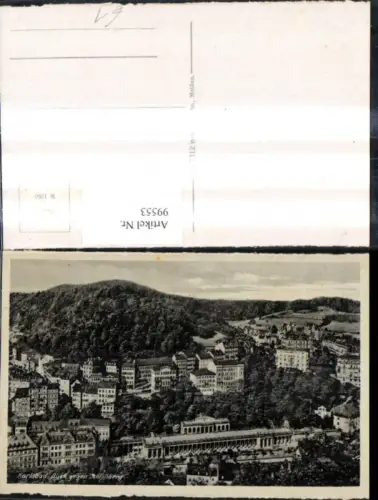 99553,Karlsbad Karlovy Vary Blick geg. Schloßberg