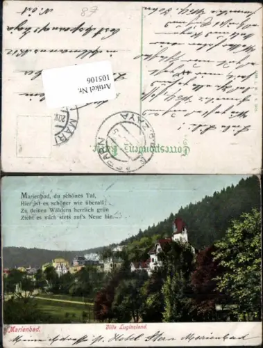 105106,Marienbad Villa Luginsland 1905