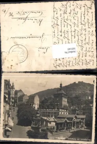 105145,Karlsbad Schlossberg m. Häuser 1930