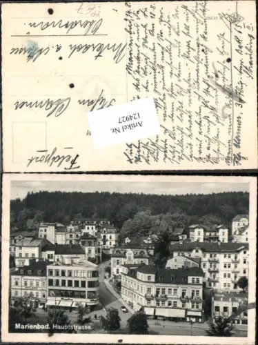 124927,Marienbad Hauptstrasse Geschäfte