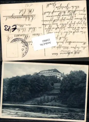 124962,Plan bei Marienbad Schloss 1940