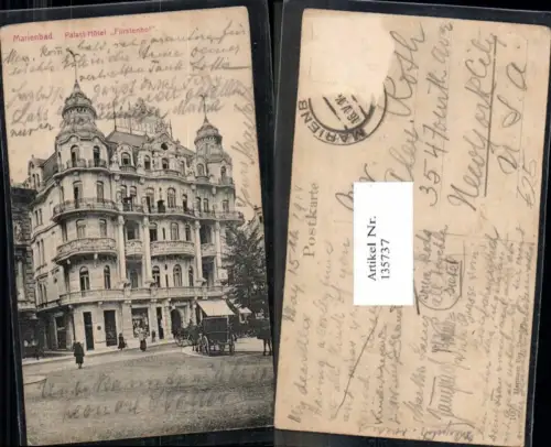 135737,Marienbad Palast Hotel Fürstenhof 1914