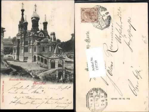 135739,Karlsbad Russische Kirche 1900 pub Poy 245