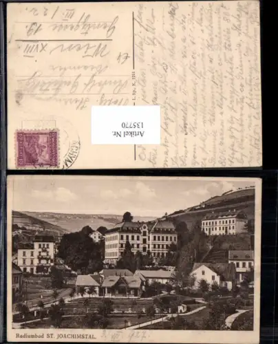 135770,Radiumbad St Joachimstal 1927