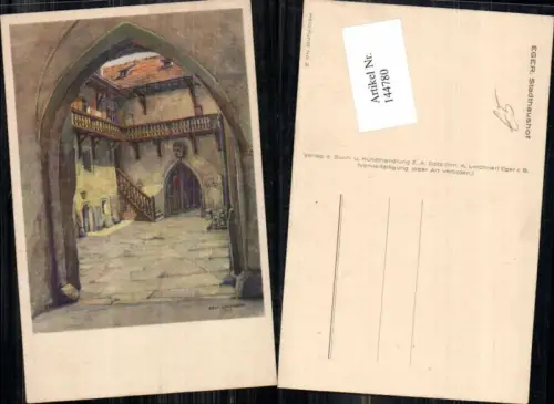 144780,Eger Cheb Stadthaushof 1920