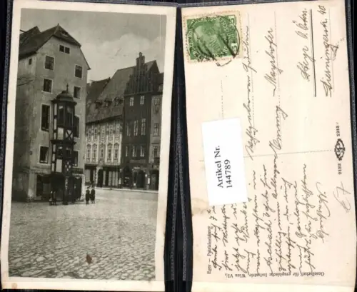 144789,Eger Cheb Patrizierhäuser 1912