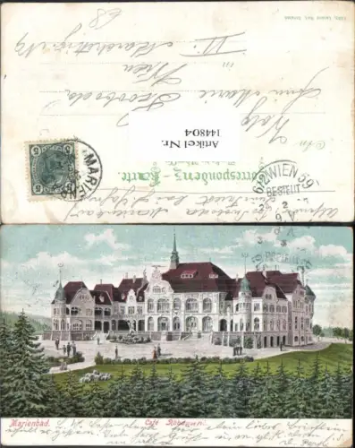 144804,Marienbad Cafe Gasthaus Rübezahl 1905