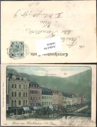 144810,Gruss aus Karlsbad Egerstrasse 1900