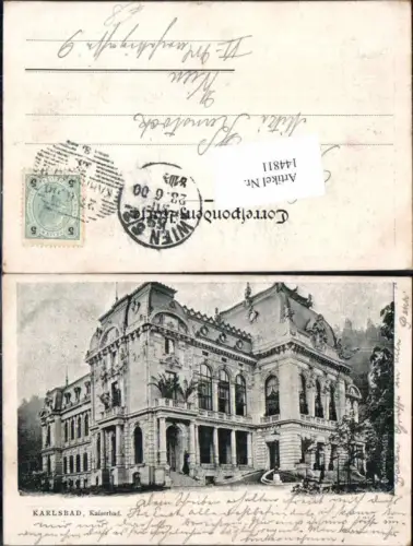 144811,Karlsbad Kaiserbad 1900