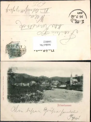 144812,Seltene AK Pirkenhammer 1900 Brezova u Karlovych Var