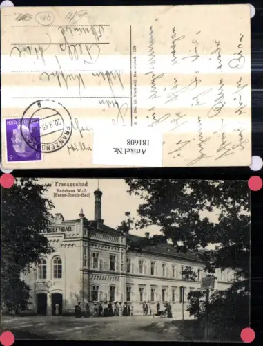 181608,Karlsbad Franzensbad Badehaus W-3 Franz-Josefs-Bad