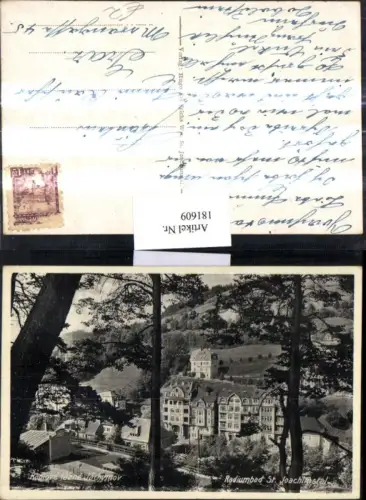 181609,Karlsbad Radiumbad St. Joachimstal Partie