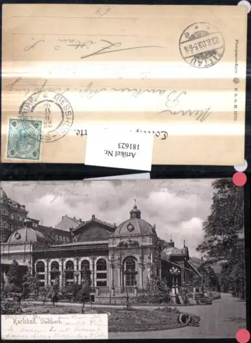 181623,Karlsbad Stadtpark Park Partie