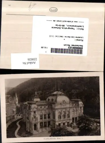 220026,Karlsbad Karlovy Vary Bad 1 Badehaus