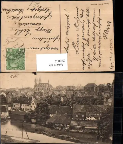 220037,Eger Cheb Teilansicht pub Ottmar Zieher