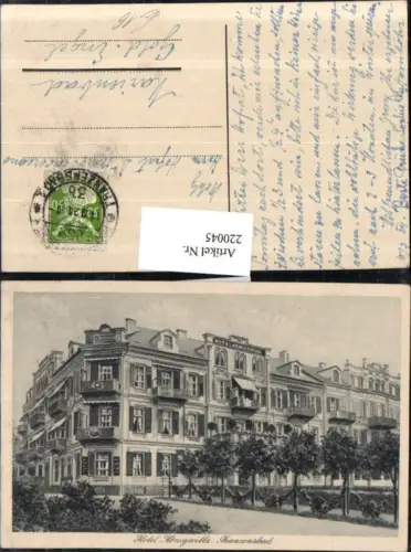 220045,Franzensbad Frantiskovy Lazne Hotel Königsvilla