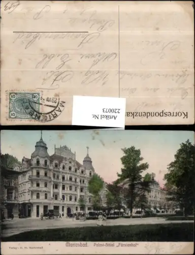 220073,Marienbad Marianske Lazne Palast-Hotel Fürstenhof