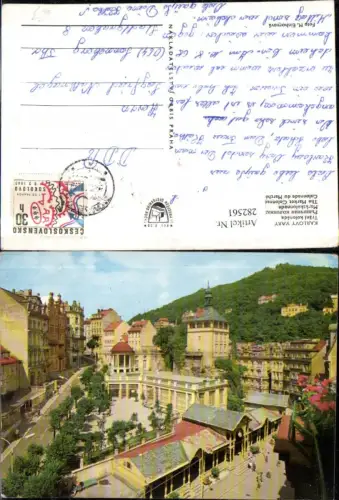 282561,Karlsbad Karlovy Vary Marktkolonnade Trzni kolonada